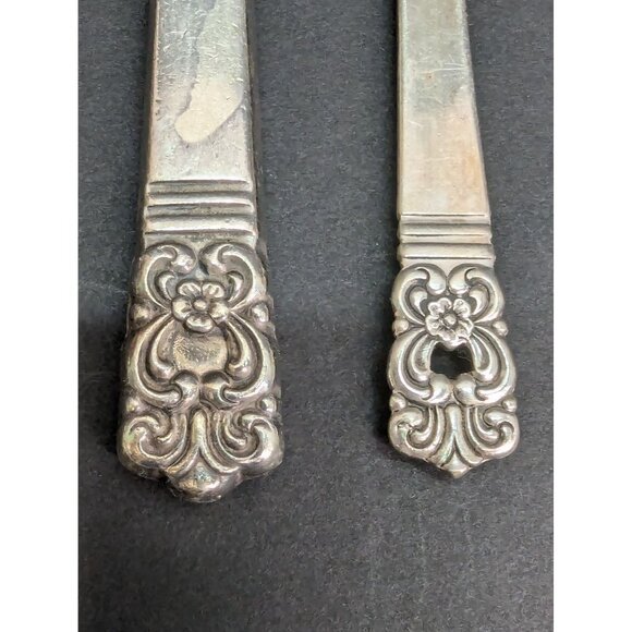 1881 Rogers Oneida Ruby Lane Pattern Place Setting Five Pieces Silver Plate - Picture 8 of 10